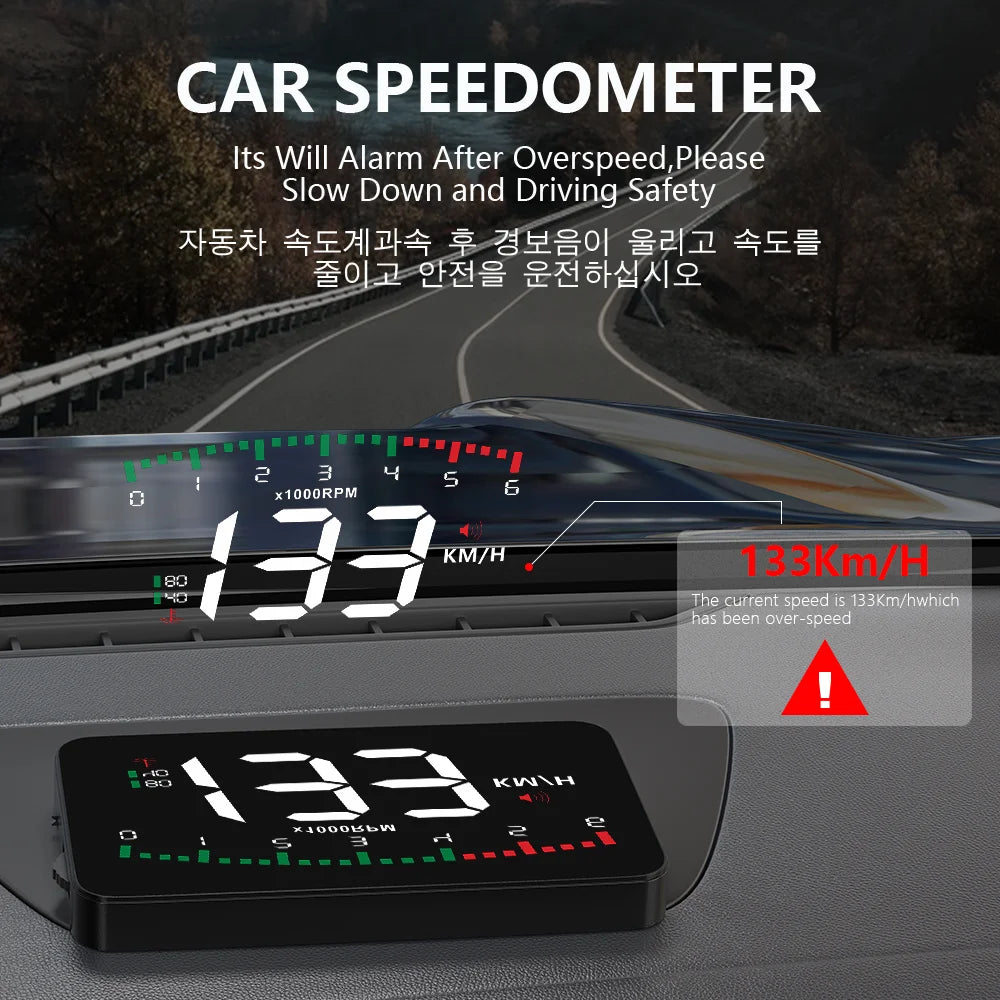 Advanced HUD Car Speed Projector