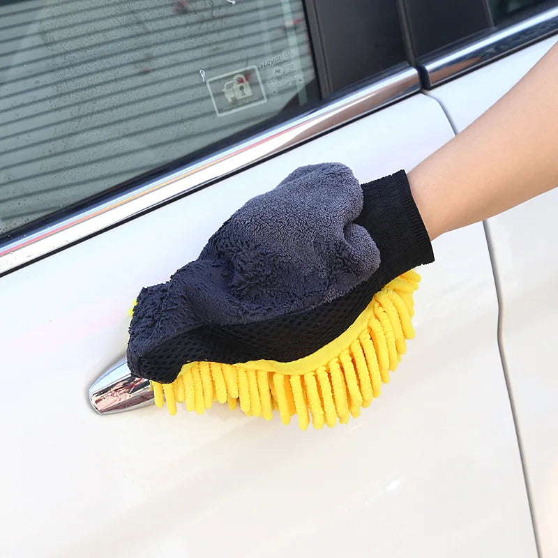 Microfiber Chenille Car Wash Gloves