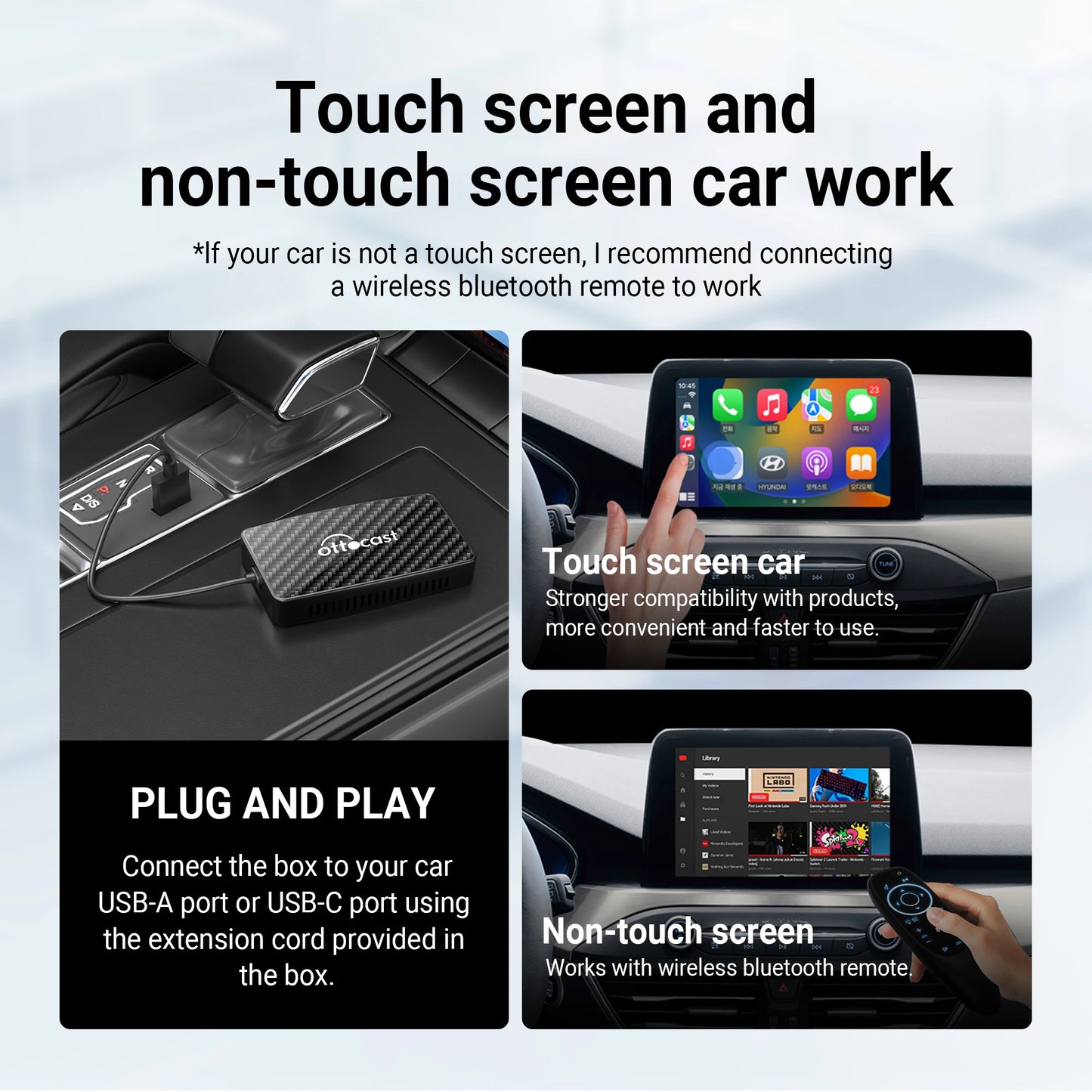 Wireless CarPlay & Android Auto Adapter