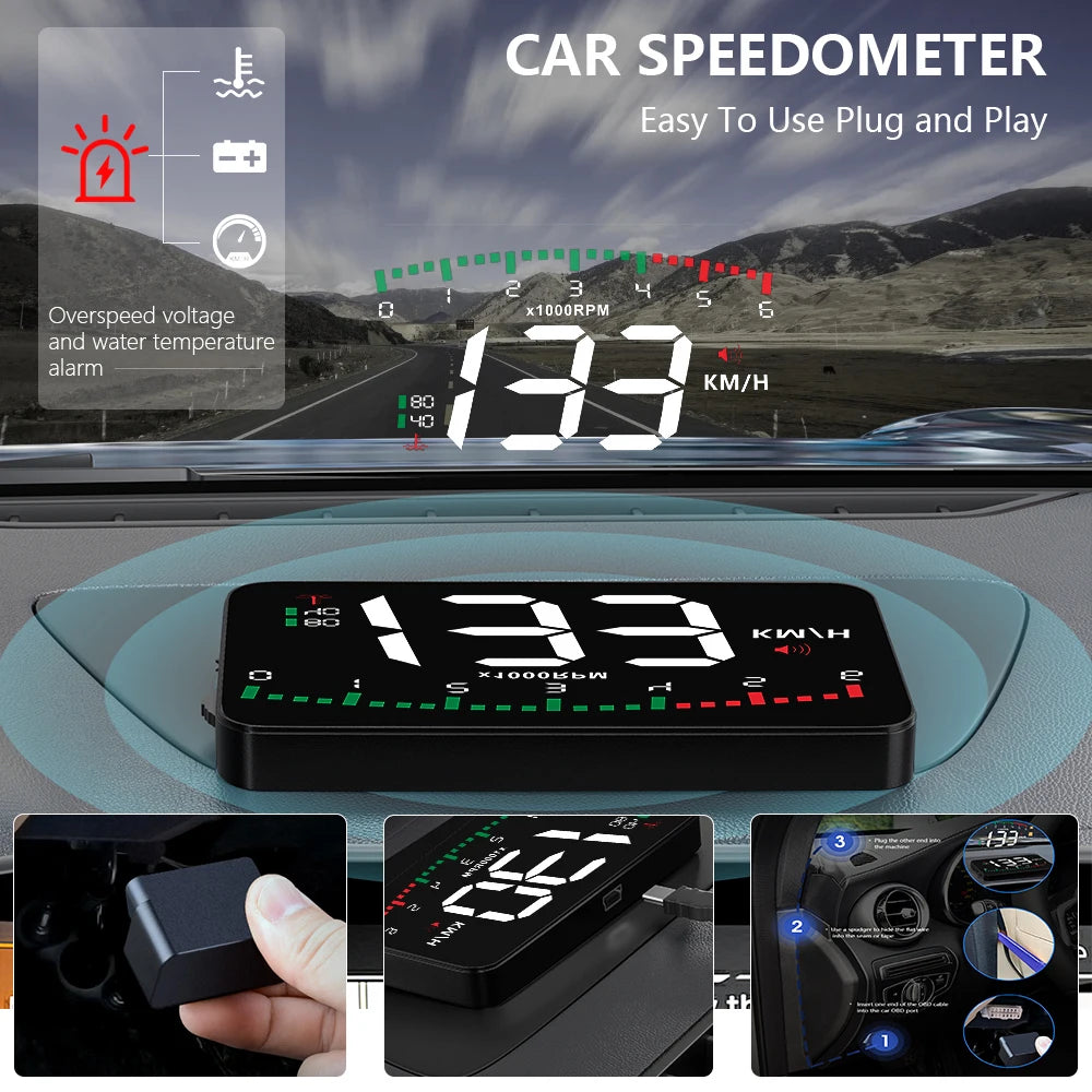 Advanced HUD Car Speed Projector