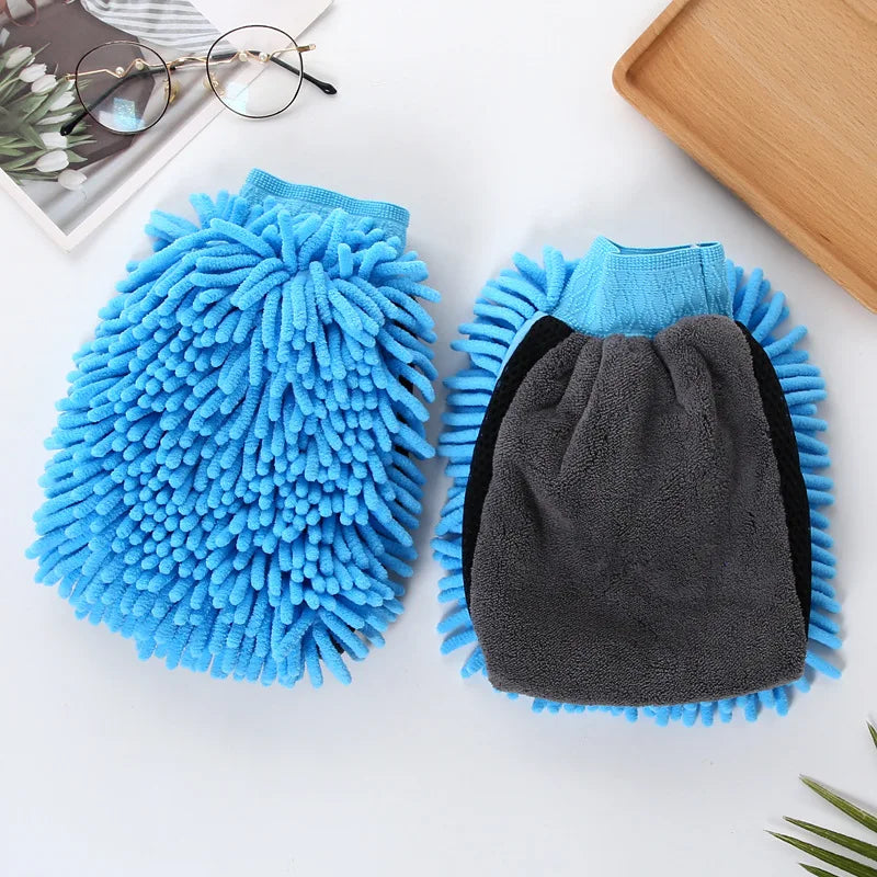 Microfiber Chenille Car Wash Gloves