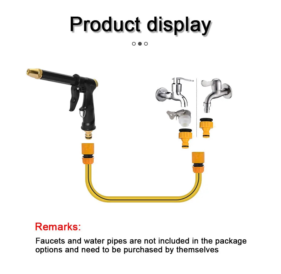 SEAMETAL High Pressure Washer Gun + Foam Cannon