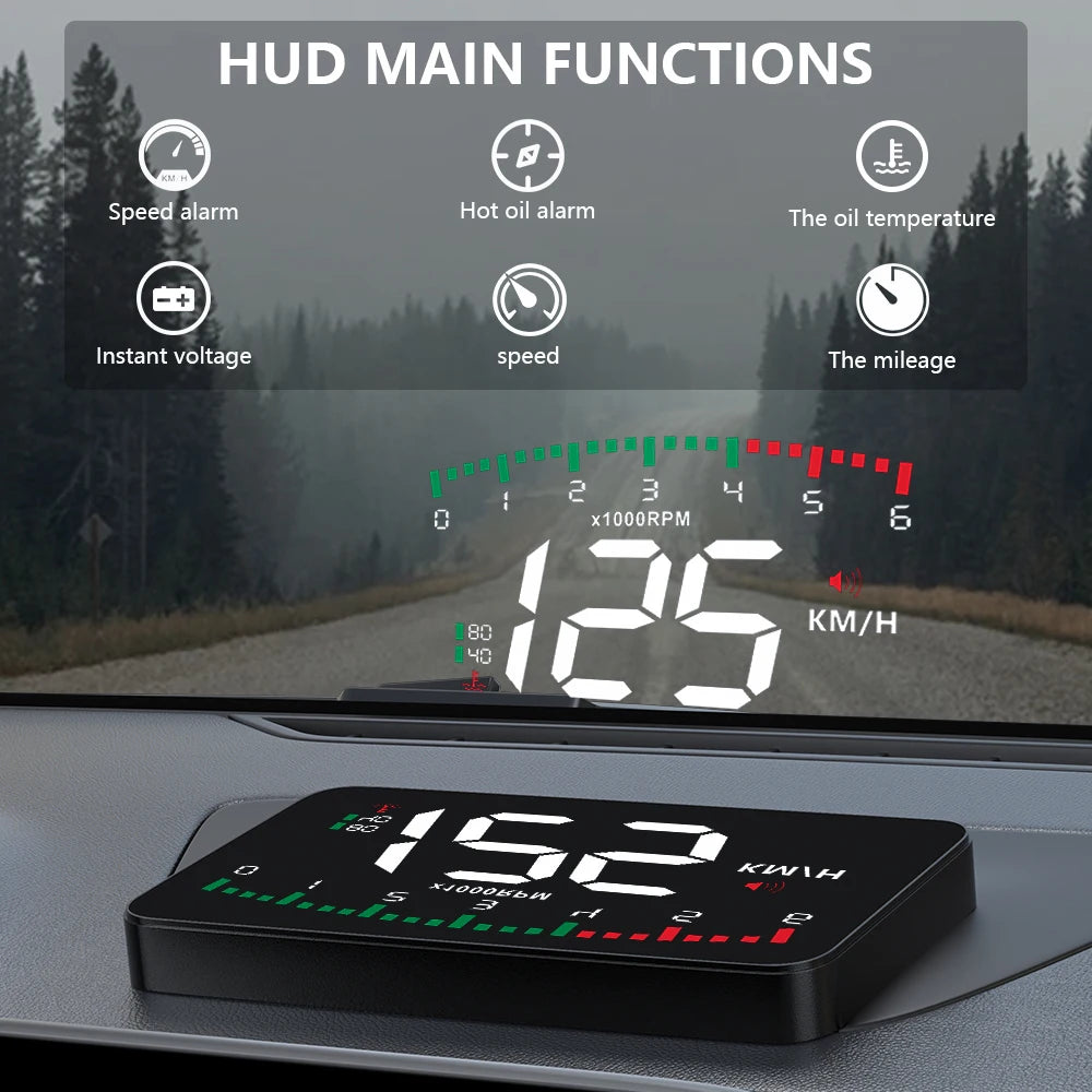 Advanced HUD Car Speed Projector