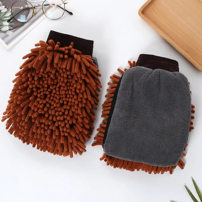 Microfiber Chenille Car Wash Gloves