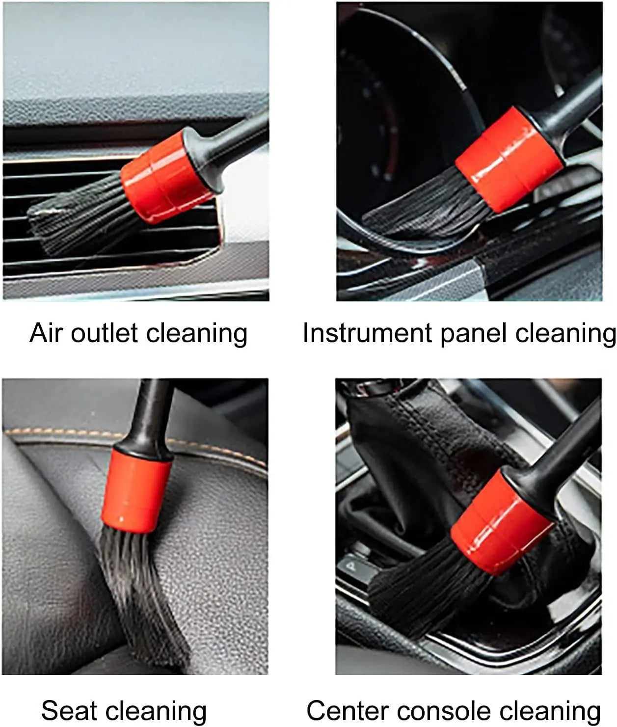 5PCS Car Gap Cleaning Brush Kit