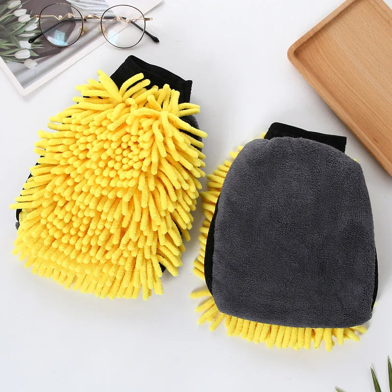 Microfiber Chenille Car Wash Gloves